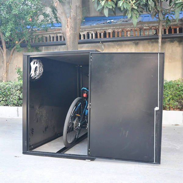 China Bicycle Storage Outdoor Sheds Metal a Base for Bicycle Parking Shelter manufacturer
