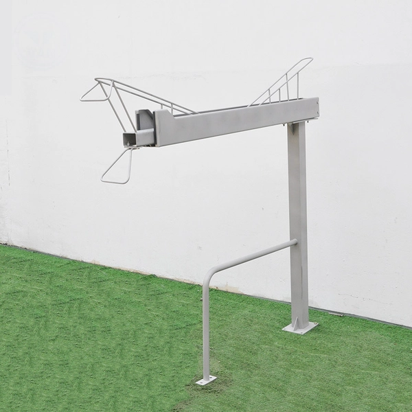 China Stand up Carbon Steel Space Saving Safety Two Tier Bike Racks manufacturer