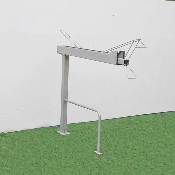 China Stand up Carbon Steel Space Saving Safety Two Tier Bike Racks manufacturer