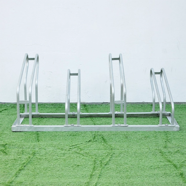 China 4 Bikes Parking High Low Bike Rack manufacturer