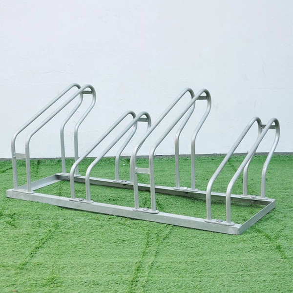 China 4 Bikes Parking High Low Bike Rack manufacturer