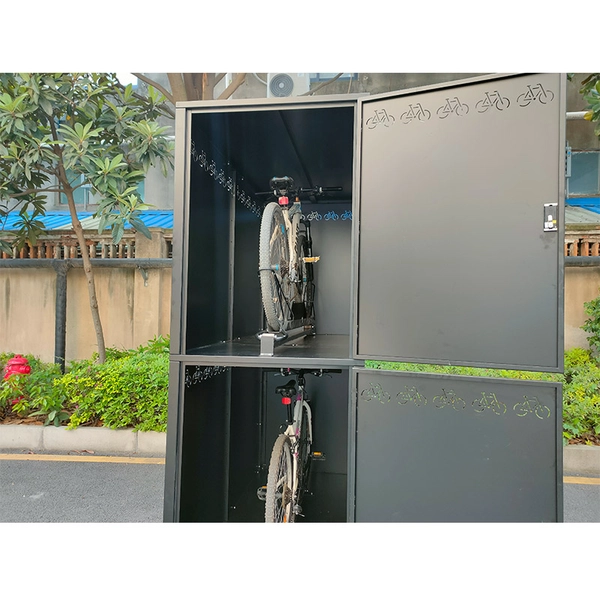 中国 双层车库自行车架储物柜节省空间独立式 制造商