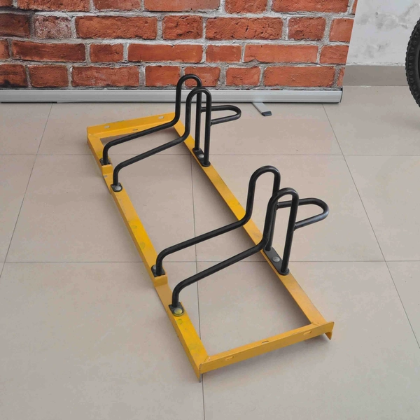 Chine Support de vélo de moto électrique en acier monté au sol à 2 fentes fabricant
