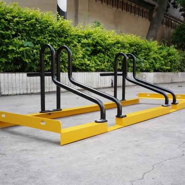 Chine Support de vélo de moto électrique en acier monté au sol à 2 fentes fabricant