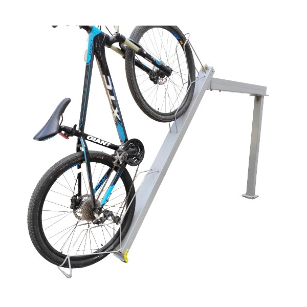 China Acessórios para bicicletas Suporte de armazenamento de fabricante chinês Suporte para bicicletas de dois níveis fabricante