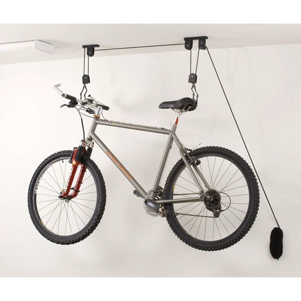 porcelana Elevador de bicicleta vertical de servicio pesado ajustable para almacenamiento de bicicletas creativo negro fabricante