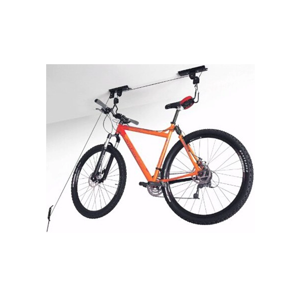 porcelana Elevador de bicicleta vertical de servicio pesado ajustable para almacenamiento de bicicletas creativo negro fabricante