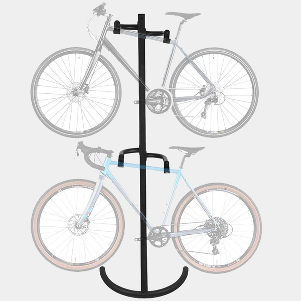 中国 屋内スチール 2 ポータブル重力自転車修理スタンド ホルダー ラック自転車ポール ハンガー メーカー