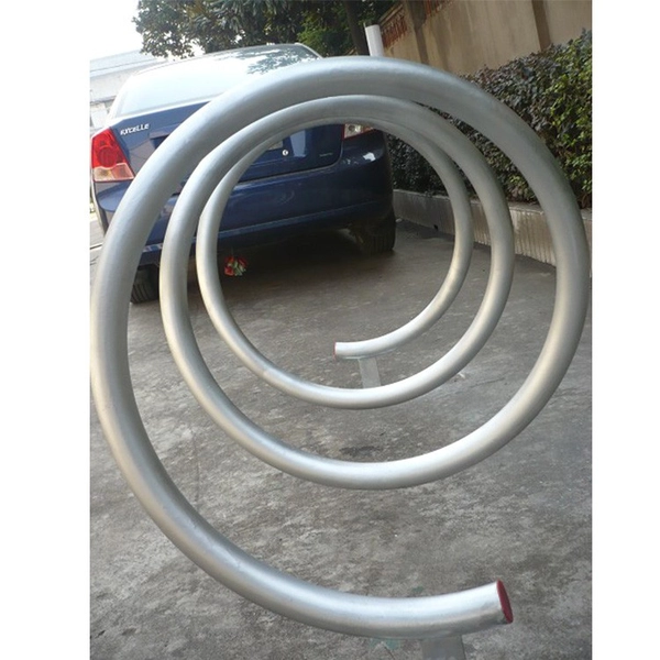 China Pioneer leverancier fietsband en wielhouder standaard RVS spiraal fietsenrek fabrikant