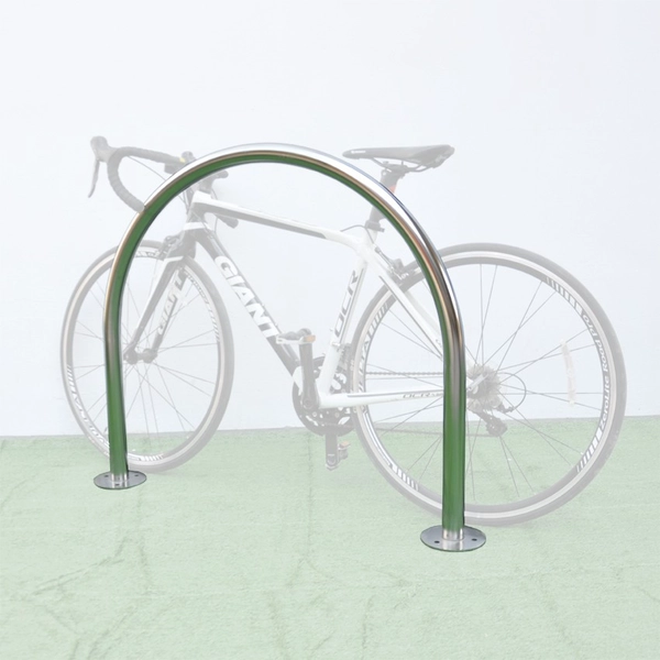 China Runde umgekehrte U-förmige Ring-Fahrrad-Display-Parkständer Hersteller