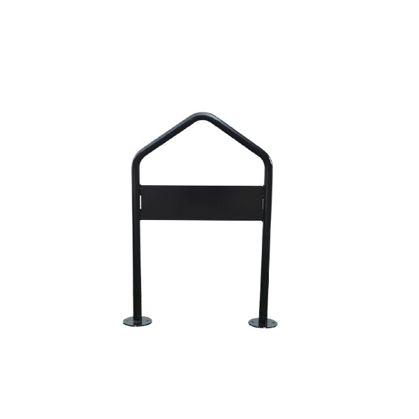 China Single Two-Sided Floor Type Bike Rack Outdoor Metal Bicycle Parking System manufacturer