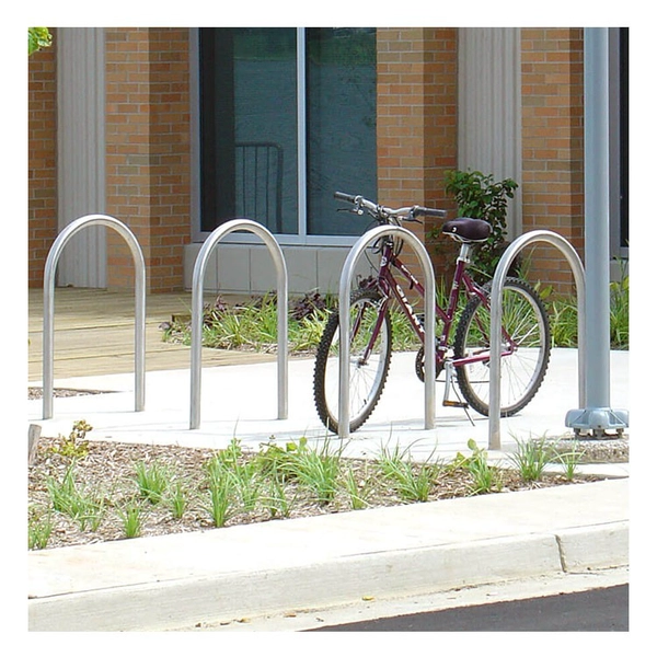 China Draußen Urban Straße Zwei Stehender Fahrradständer Parken Umgekehrter U-Rack Hersteller