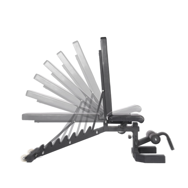 China Commercial adjustable bench incline workout decline flat gym adjustable bench fitness adjustable bench manufacturer