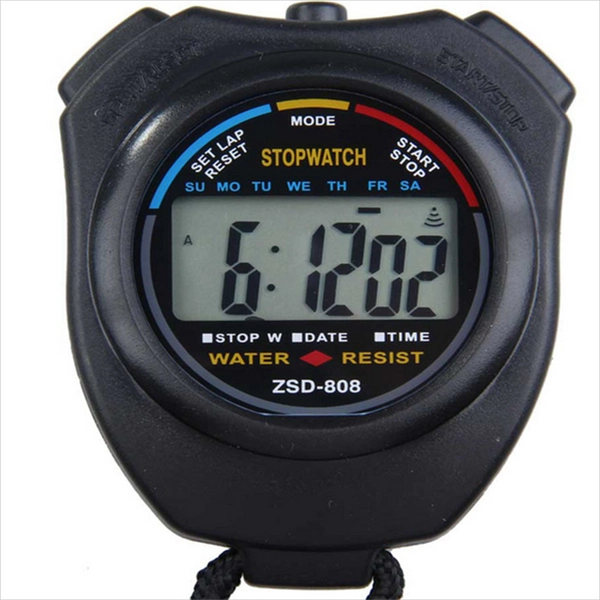 China Digital Professional Handheld LCD Sports Timer Speeding Race Competitions Sports Stop Watch Alarm Clock manufacturer