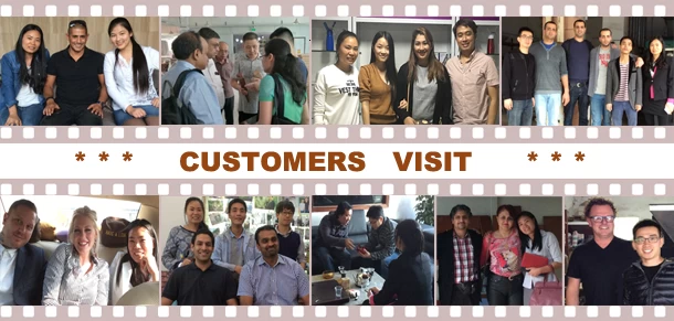 China Customers Visit manufacturer