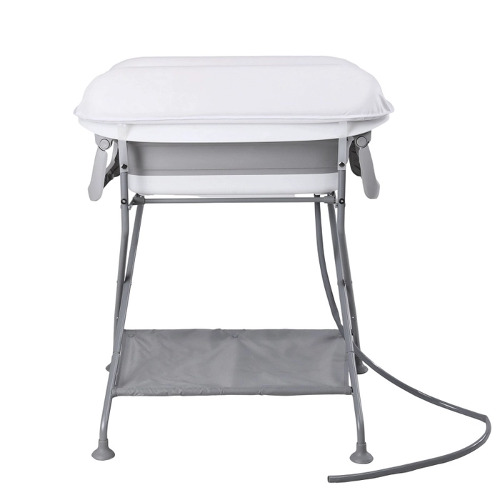 Chine Station à langer multifonctionnelle pour bébé, cadre en acier pliable, Table de soins pour baignoire pour nouveau-né fabricant