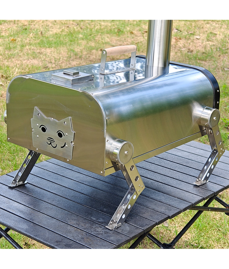 Chine Portable Pizza Outdoor Pizza Wood Fired en acier inoxydable Pizza Pizza For Backyard Party fabricant