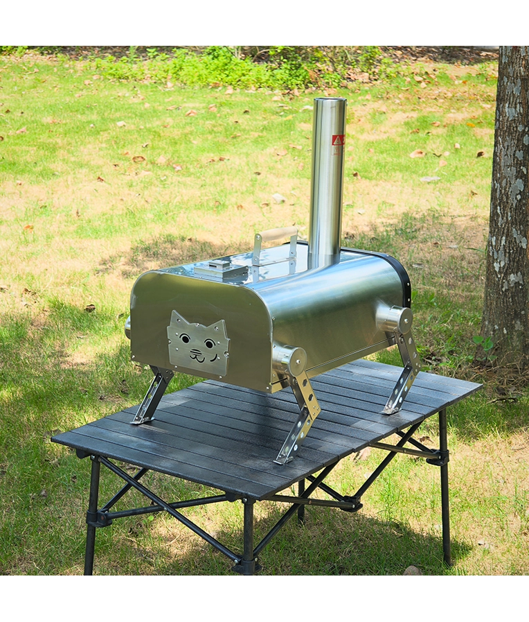 China Wood Fired Outdoors Stainless Steel Alpha Pizza Oven manufacturer
