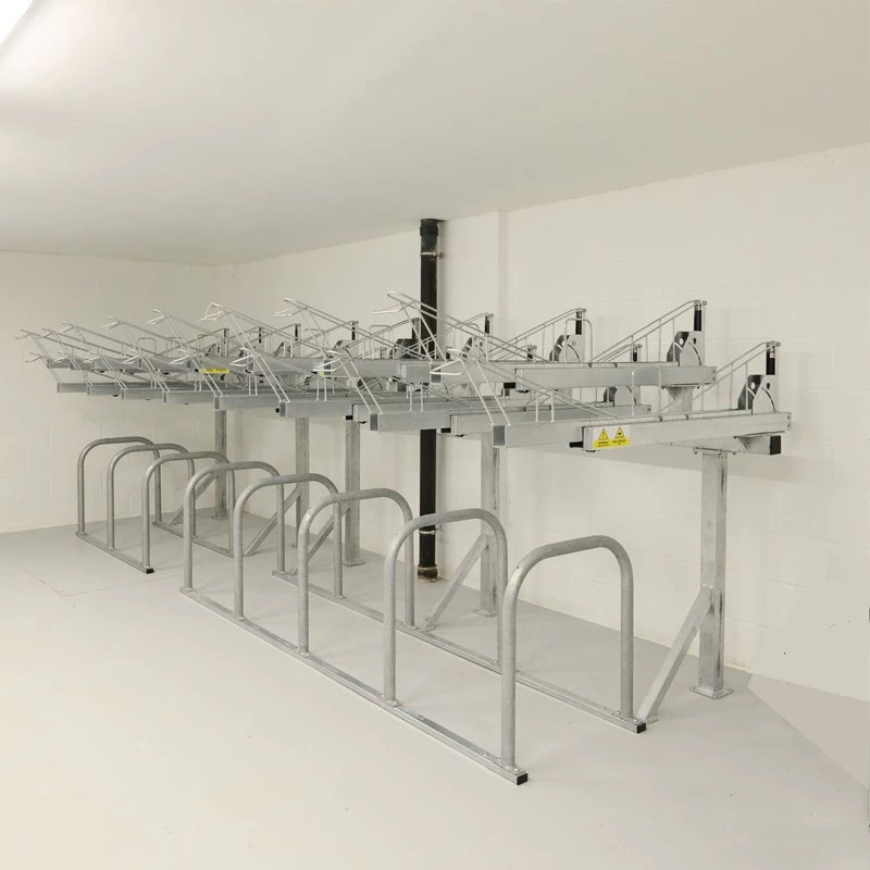 China Commercial Double Tier Bike Rack for Sale manufacturer