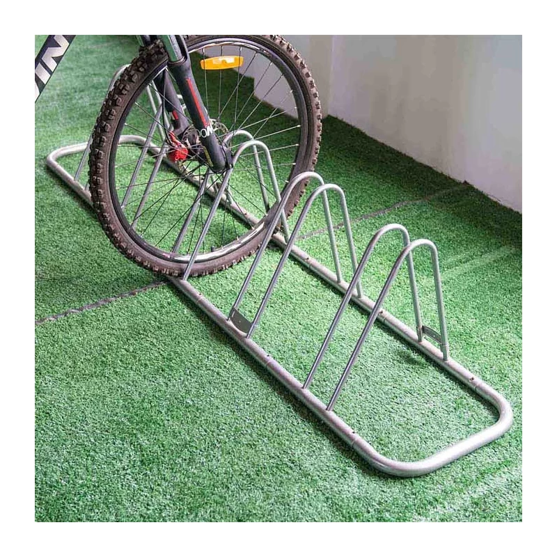 China Floor Bike Rack 5 Stand Outdoor Cycle Rack manufacturer