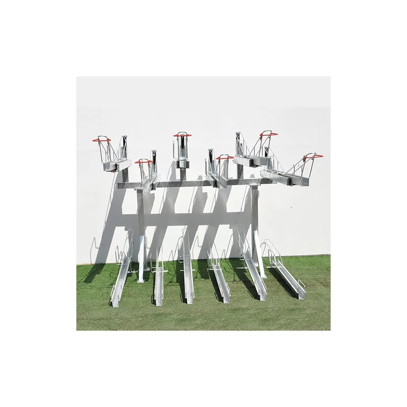 China Two Tier Bike Rack Storage for Outside manufacturer