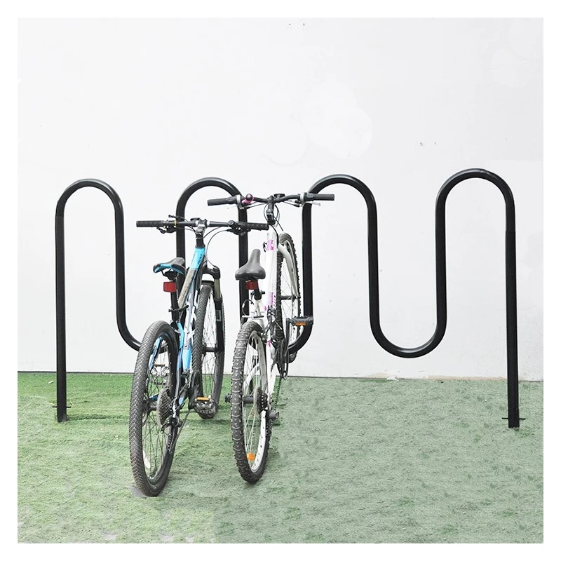 中国 全球法兰安装波浪式自行车架，可容纳 9 辆自行车 制造商