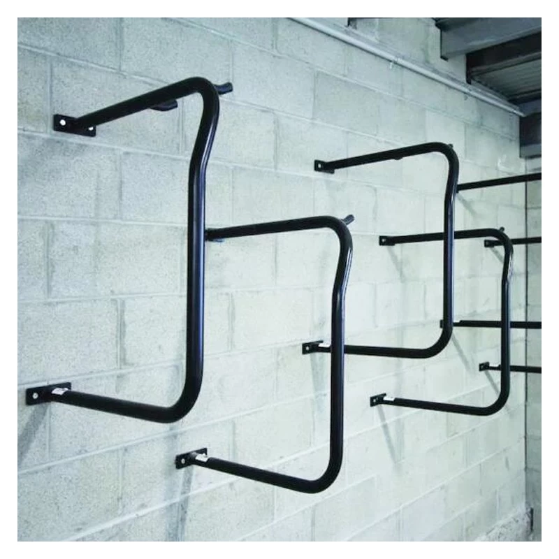China Wall Mounted Bicycle Rack with Carbon Steel Material manufacturer
