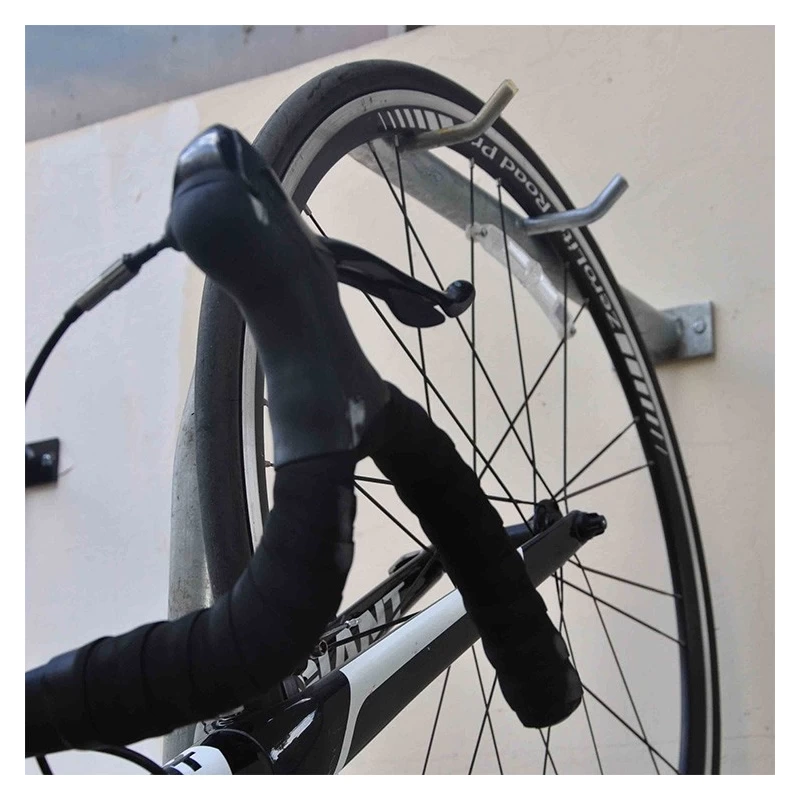 China Wall Mounted Bicycle Rack with Carbon Steel Material manufacturer