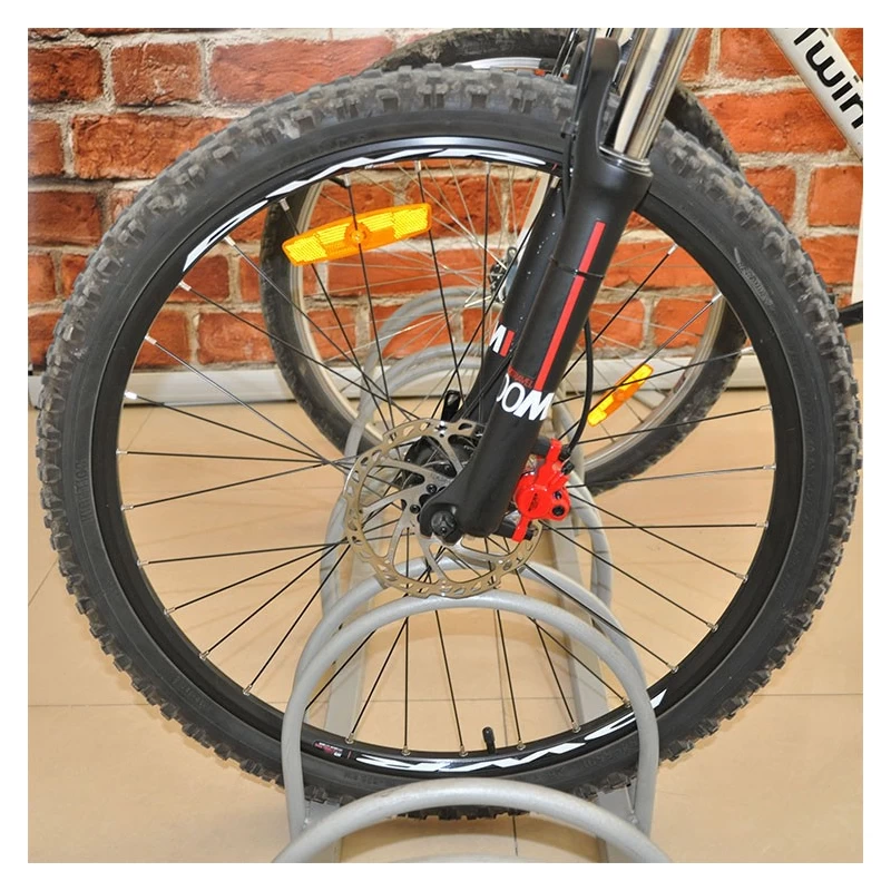 China Outdoor Floor Mounted Bike Stand Bicycle Parking Foldable Rack Storage manufacturer