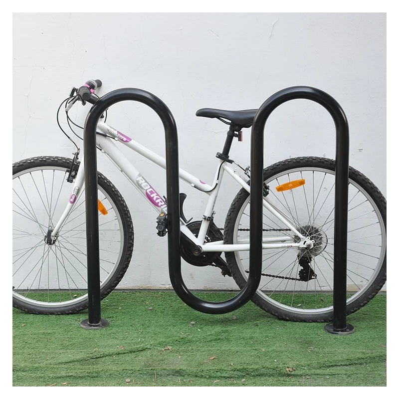 China Wave Steel Outdoor Bike Rack Stand manufacturer