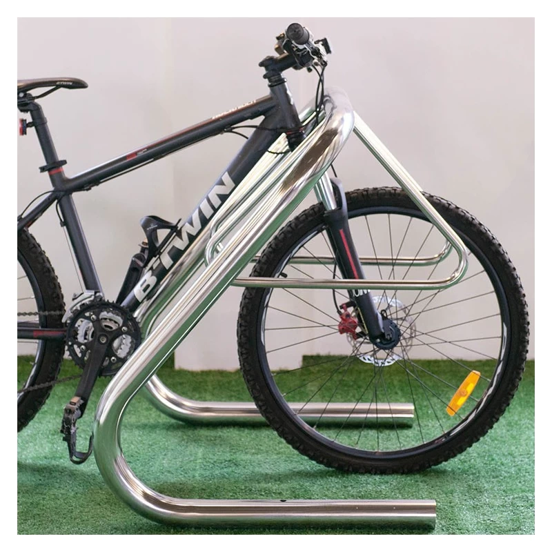 China Stainless Steel Campus Bike Rack Supplier manufacturer