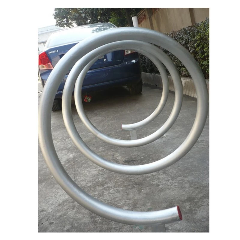 China Coil Style Helix Bicycle Rack manufacturer