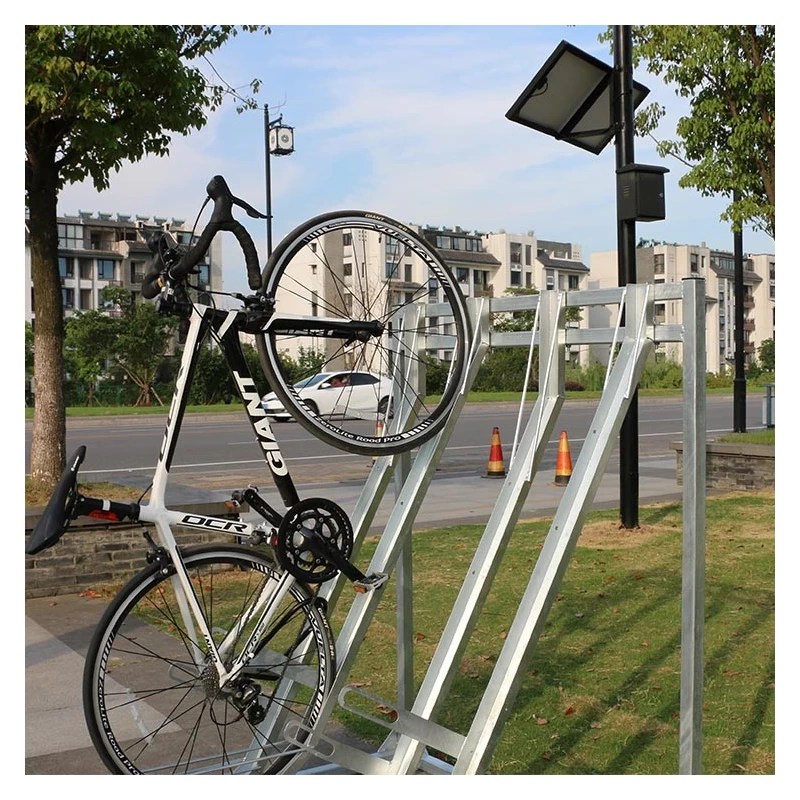 China Semi Vertical Bike Racks Cycle Storage manufacturer