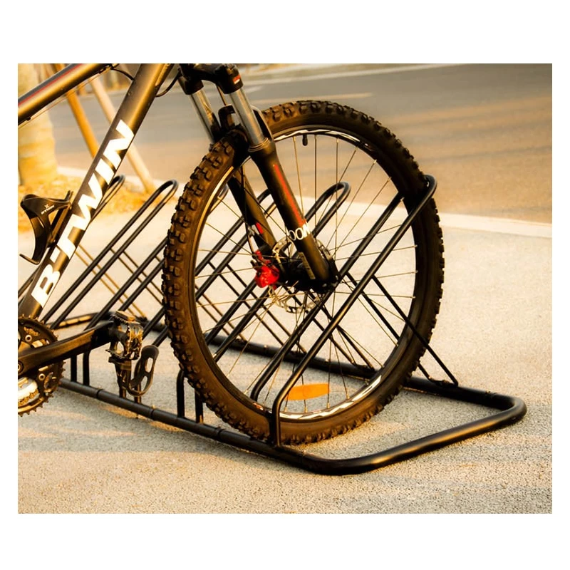 China Durable New Type Road Cheap 6 Slot Bicycle Rack for Riding manufacturer