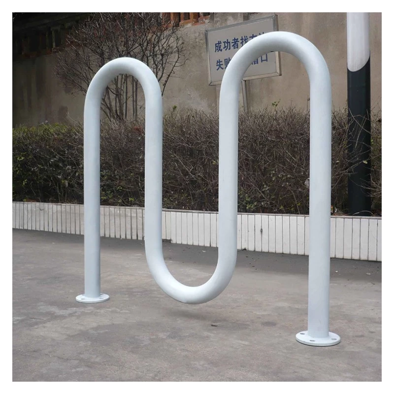 China Outside Using Powder Coated Wave Bike Rack manufacturer