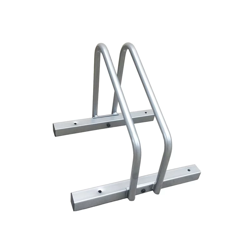 China Hot DIP Galvanized Outdoor Bike Parking Floor Double Sided Rack Stands manufacturer