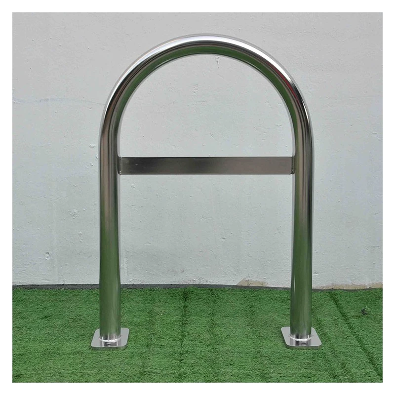 China Single Bike Rack Commercial Stainless Steel Security Bike Parking manufacturer