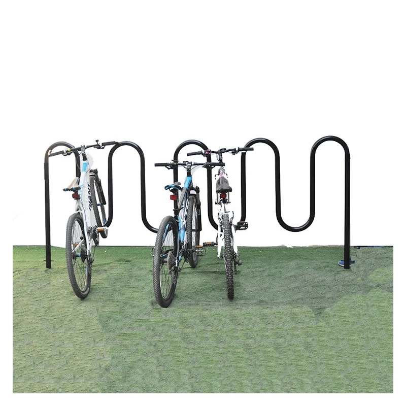 China Heavy Duty 5 Bike Rack Wave Bicycle Racks manufacturer