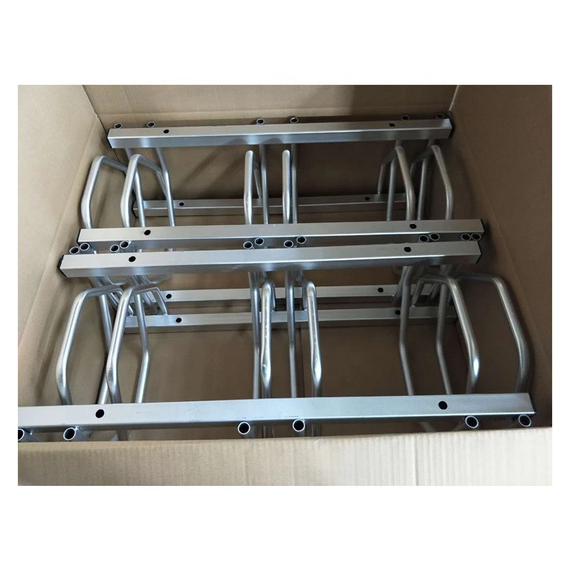 China Floor Type Carbon Steel Outdoor Commercial Multipe Bike Stations Stand Parking manufacturer