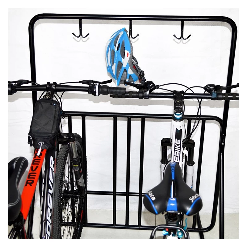 China 6 Bike Rack with Helmet Hangers manufacturer