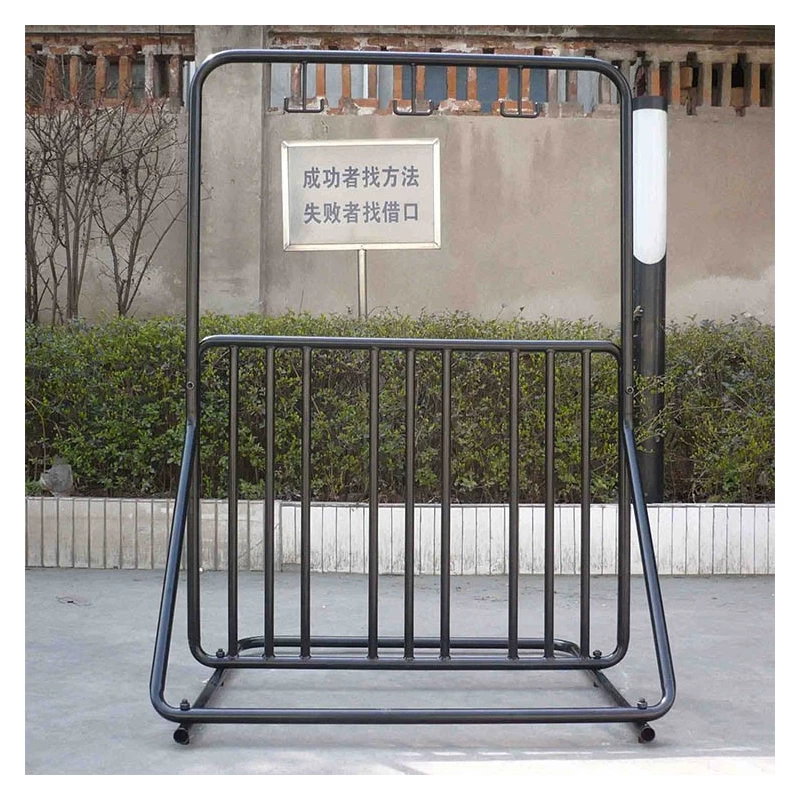 China Multipurpose Power Coated Standing Bike Rack manufacturer