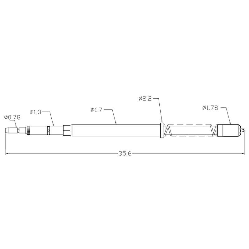China SFENG Pino de sonda com mola coaxial de alta corrente 3A de venda direta da fábrica fabricante