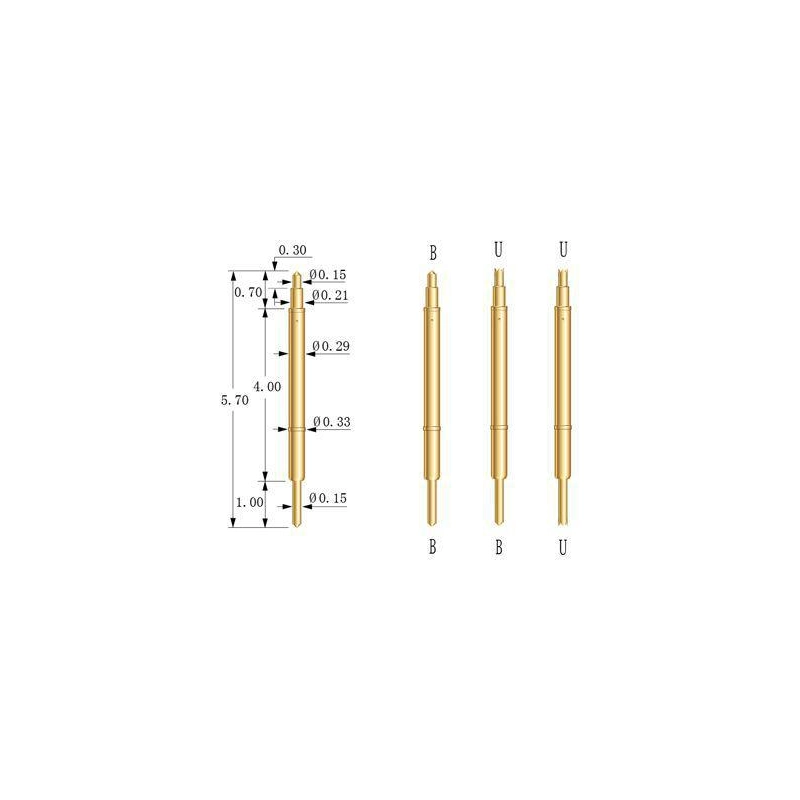 China High Quality Gold Plated BGA Test Probe Pin manufacturer