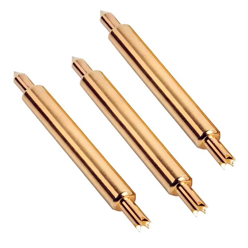 China Gold Plated Double Headed Pogo Pin with Competitive Price manufacturer