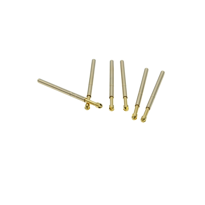 China Multiple Tips Pogo Pin Connector for PCB Testing Gold Plated Conductive Needle manufacturer