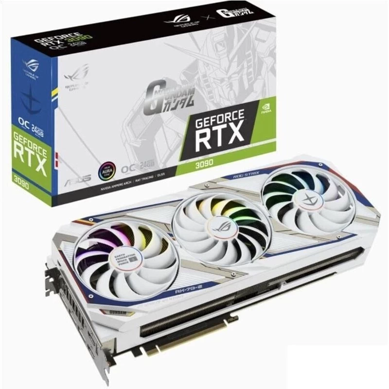 中国 华硕 GeForce RTX 3090 显卡 ROG STRIX GUNDAM OC GDDR6X 24GB 制造商