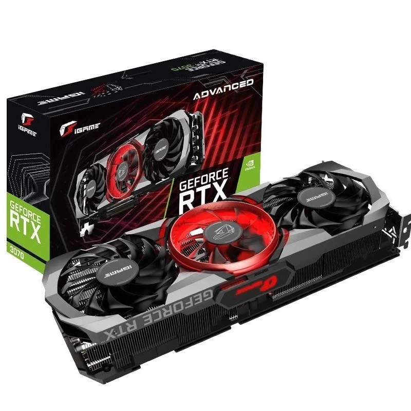 China COLORFUL GeForce RTX 3070 graphic cards iGame Advanced OC GDDR6 8GB manufacturer