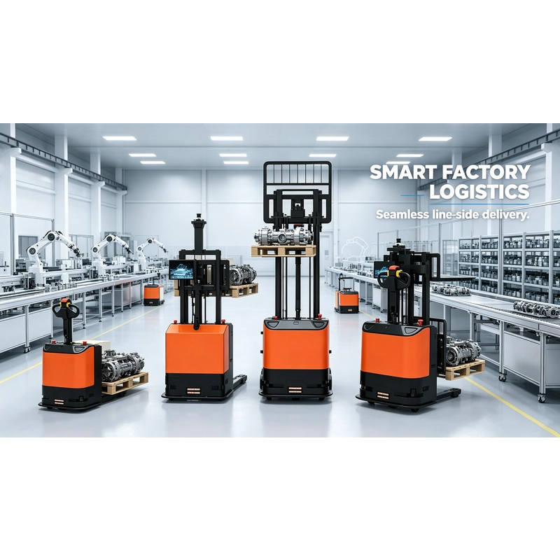 China Mini 2.0 Autonomous Forklift Unmanned Stacker manufacturer
