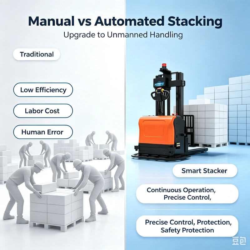 China 1500KG Autonomous Forklift AMR Robot manufacturer