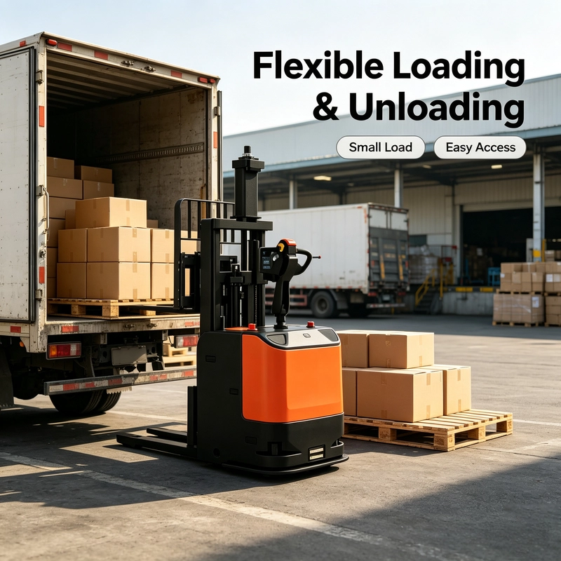 China HERCLER 3.0 1.2 Ton Medium-Duty Electric Stacker Forklift manufacturer
